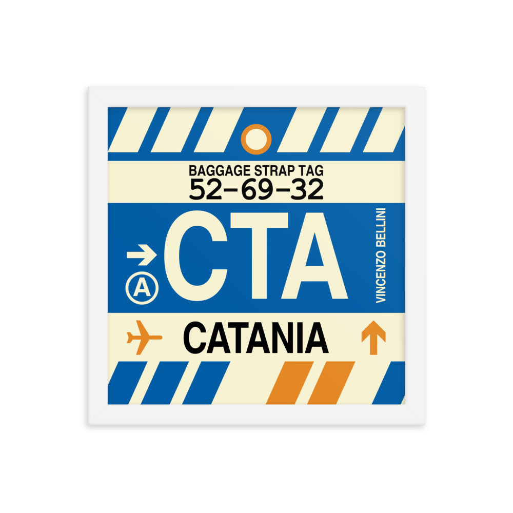 Travel-Themed Framed Print • CTA Catania Souvenir • YHM Designs - Image 12