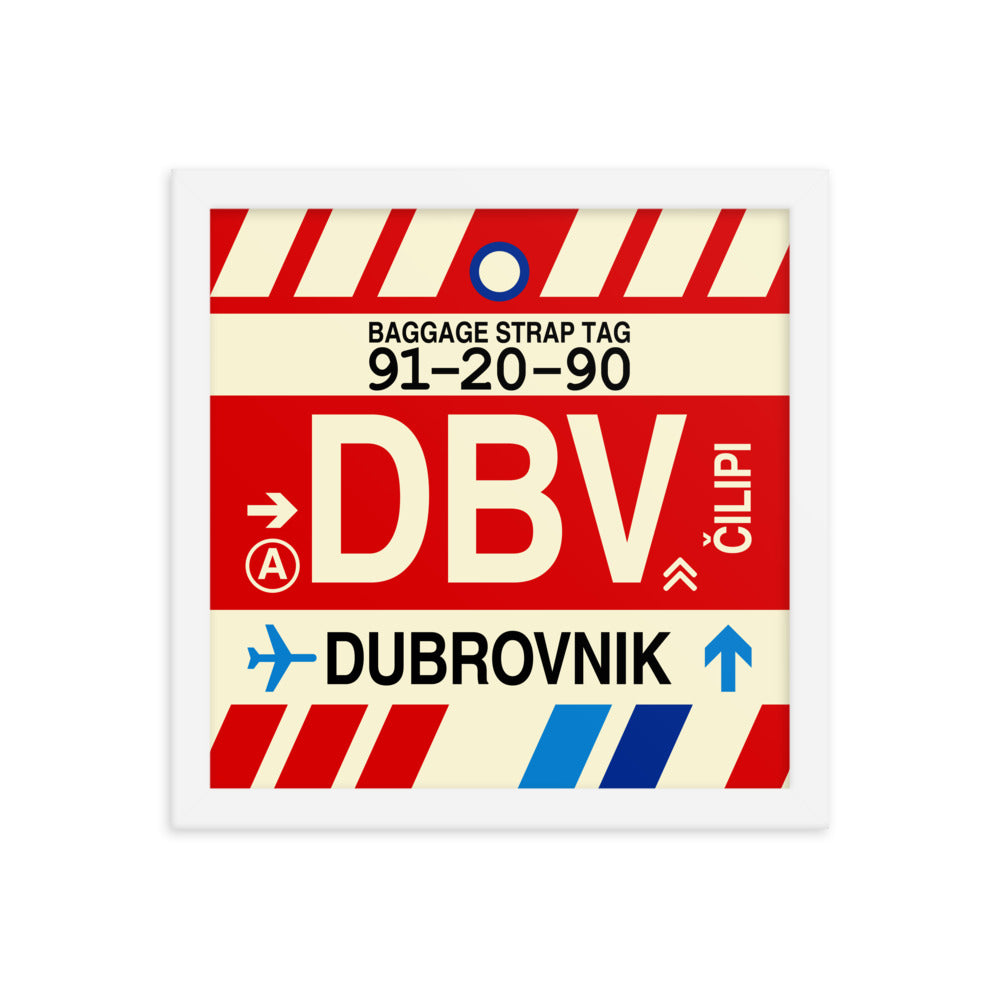 Travel-Themed Framed Print • DBV Dubrovnik Souvenir • YHM Designs - Image 12