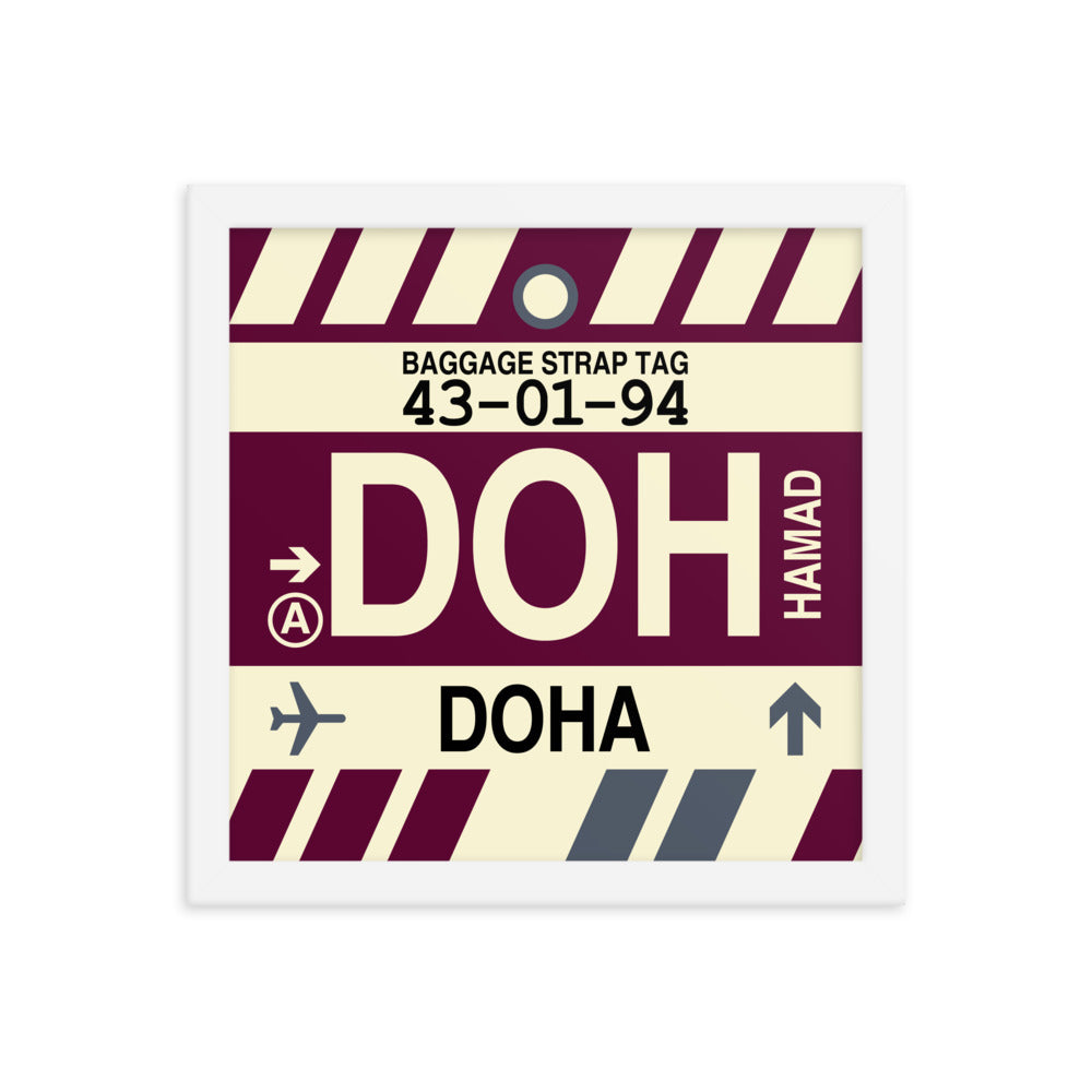 Travel-Themed Framed Print • DOH Doha • YHM Designs - Image 12
