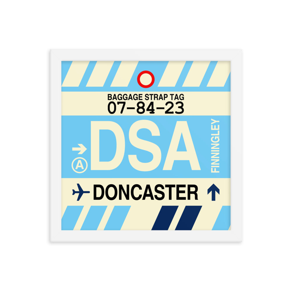 Travel-Themed Framed Print • DSA Doncaster Souvenir • YHM Designs - Image 12