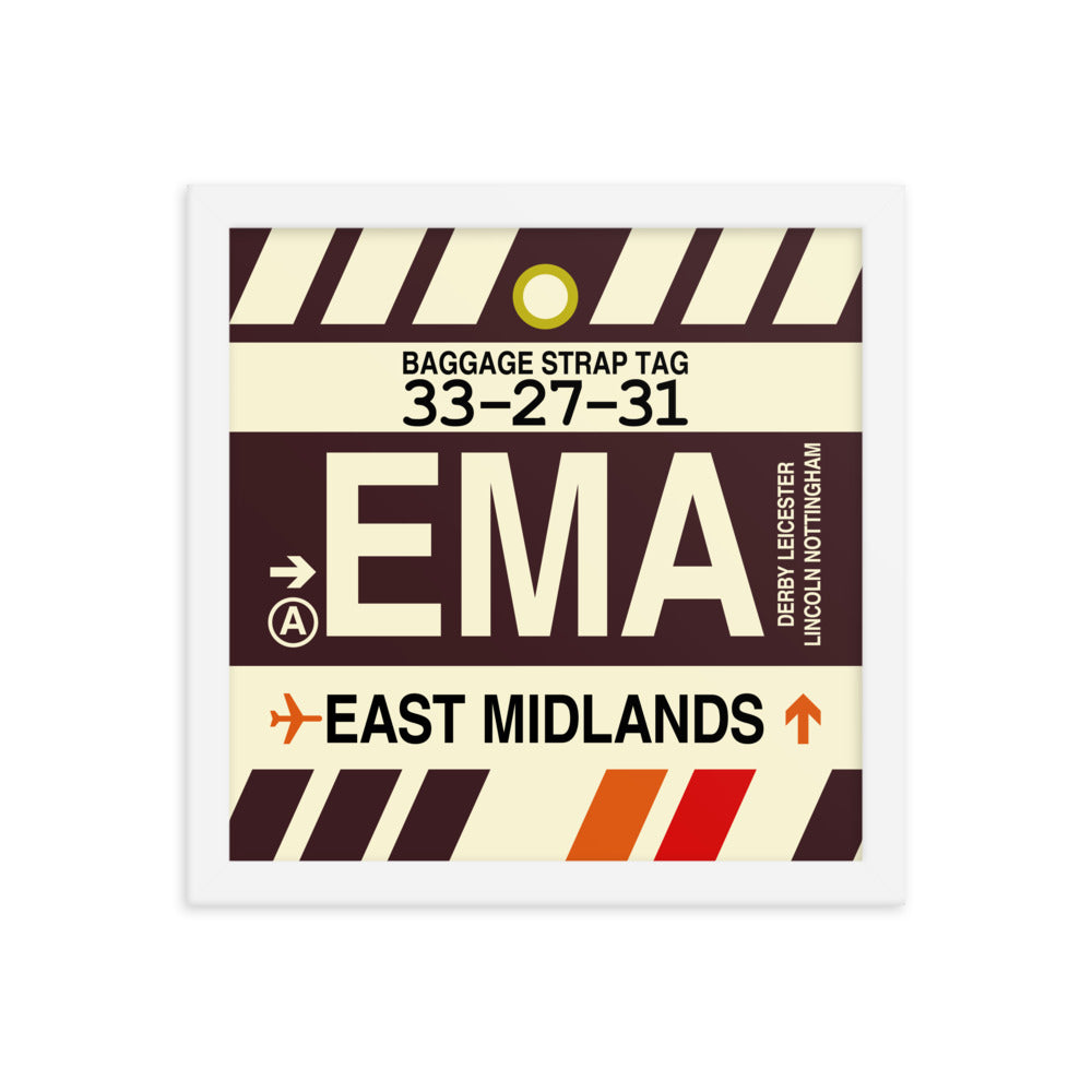 Travel-Themed Framed Print • EMA East Midlands Souvenir • YHM Designs - Image 12