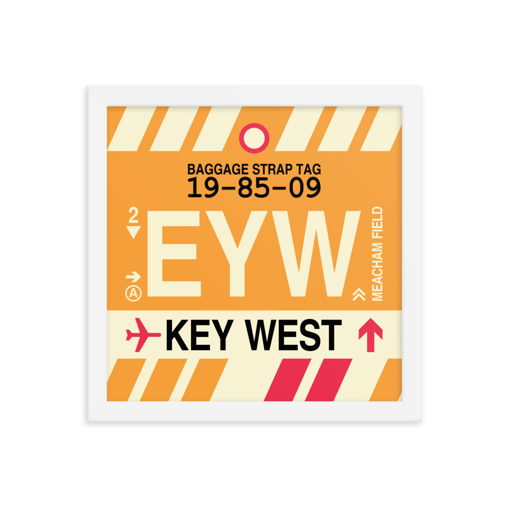 Travel-Themed Framed Print • EYW Key West Souvenir • YHM Designs - Image 12