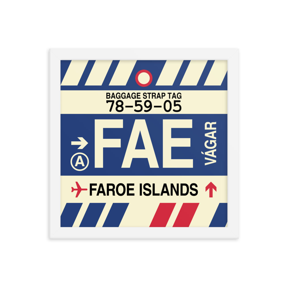 Travel-Themed Framed Print • FAE Faroe Islands Souvenir • YHM Designs - Image 12