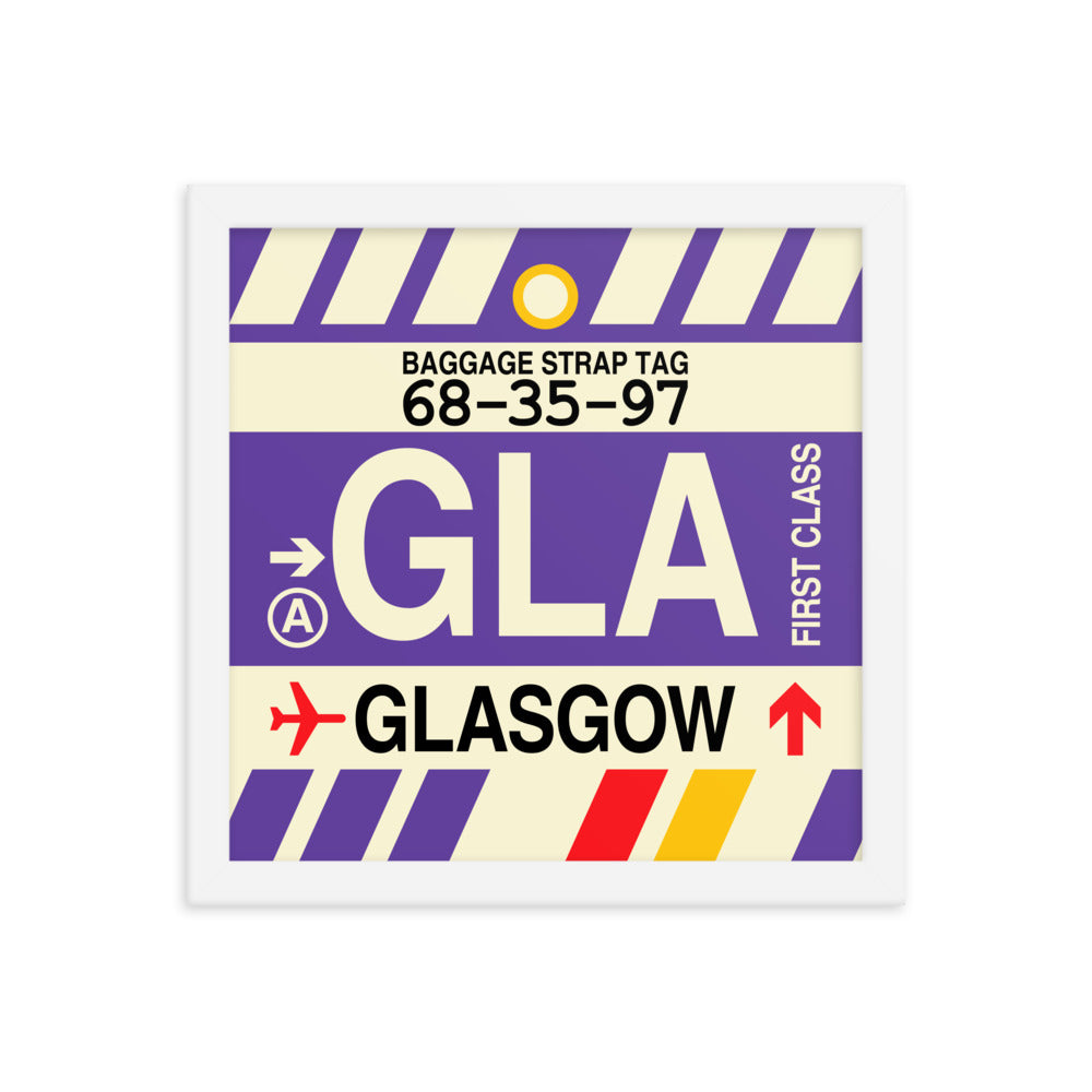 Travel-Themed Framed Print • GLA Glasgow • YHM Designs - Image 12