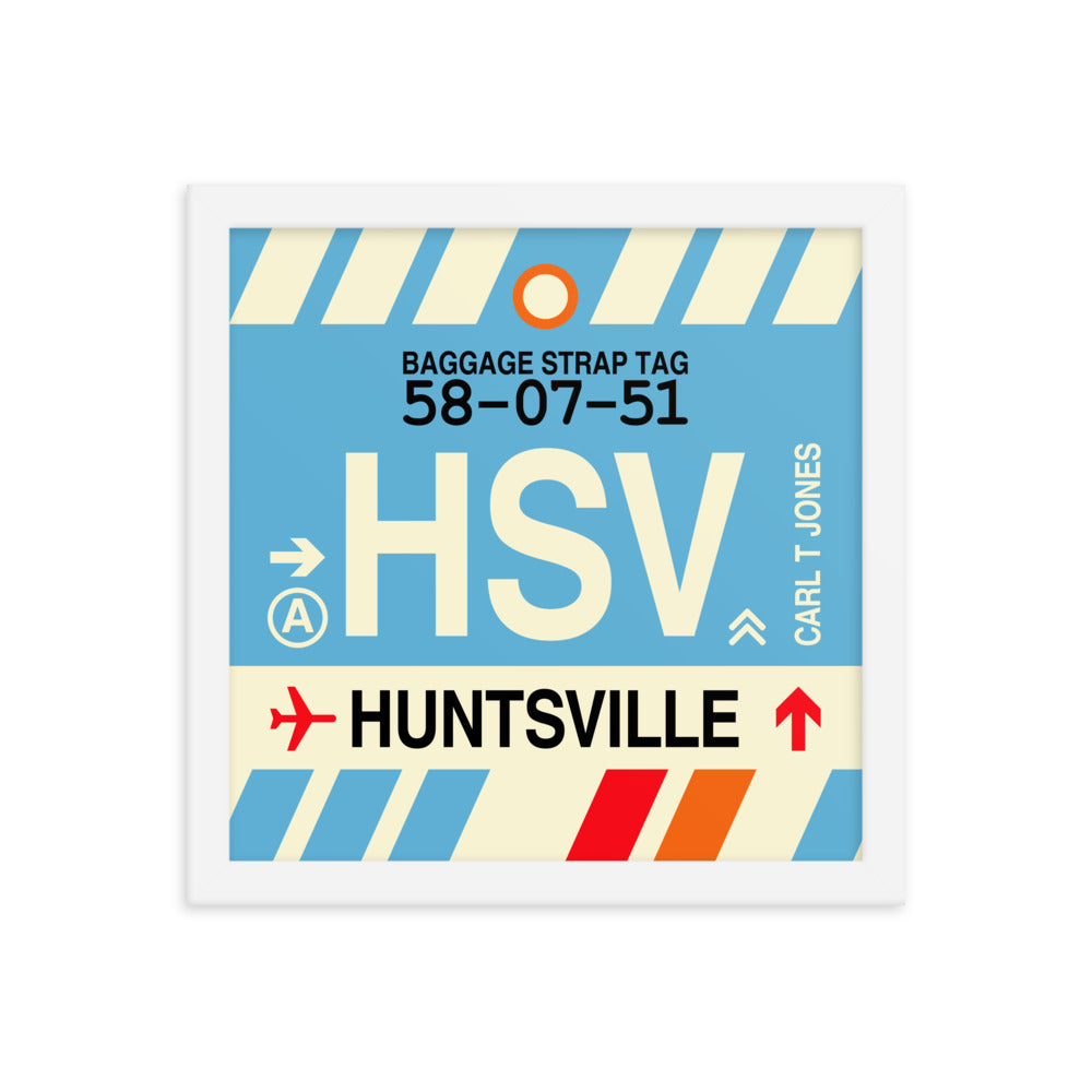 Travel-Themed Framed Print • HSV Huntsville Souvenir • YHM Designs - Image 12