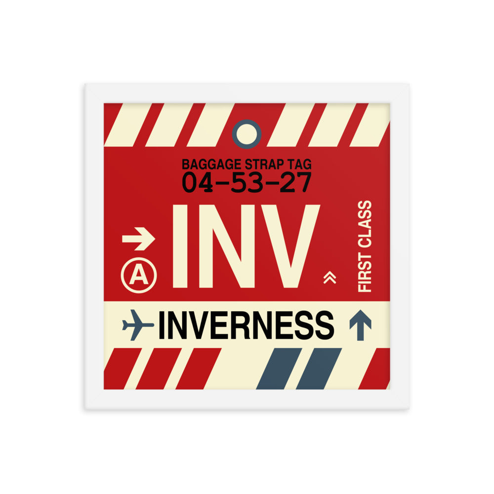 Travel-Themed Framed Print • INV Inverness Souvenir • YHM Designs - Image 12