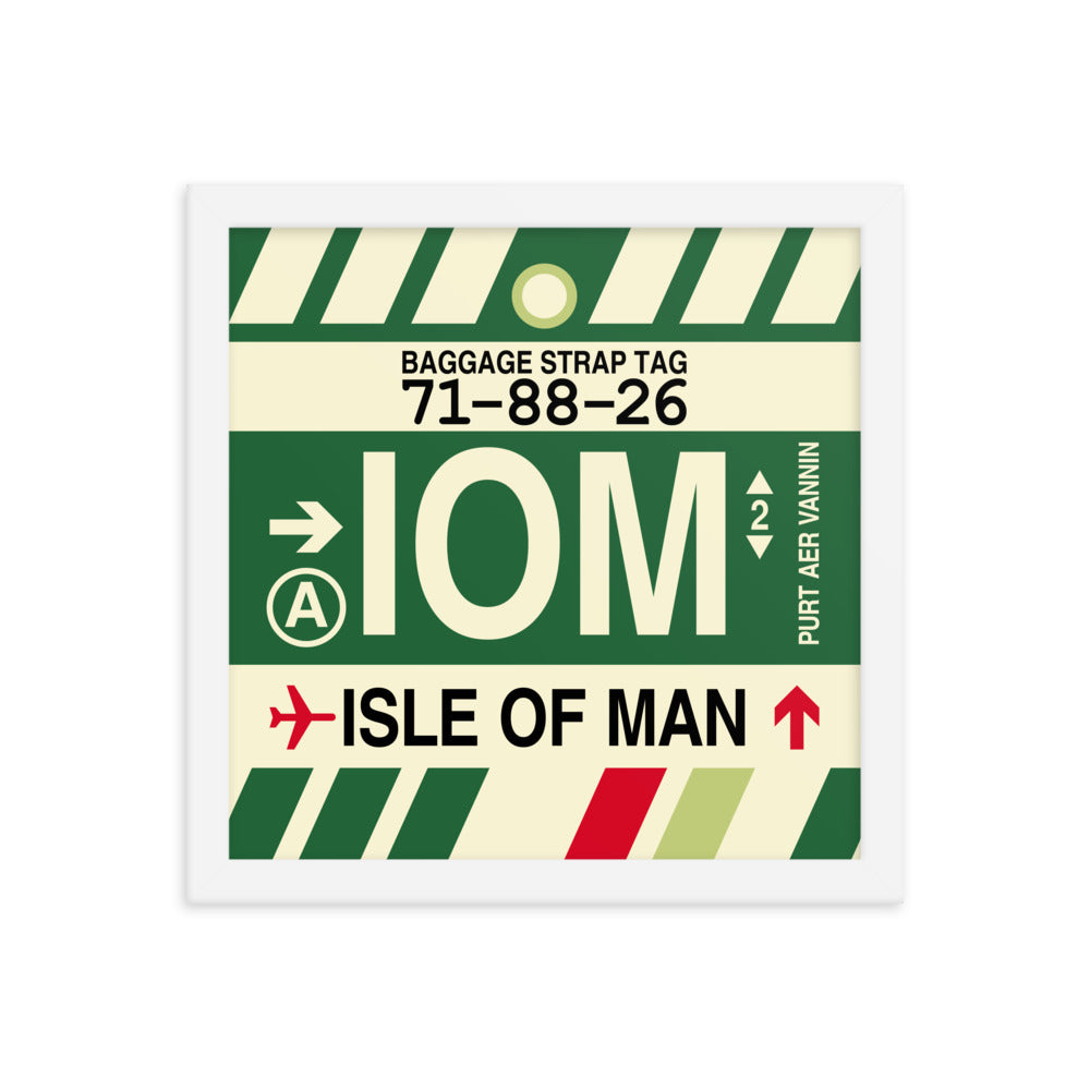 Travel-Themed Framed Print • IOM Isle of Man Souvenir • YHM Designs - Image 12