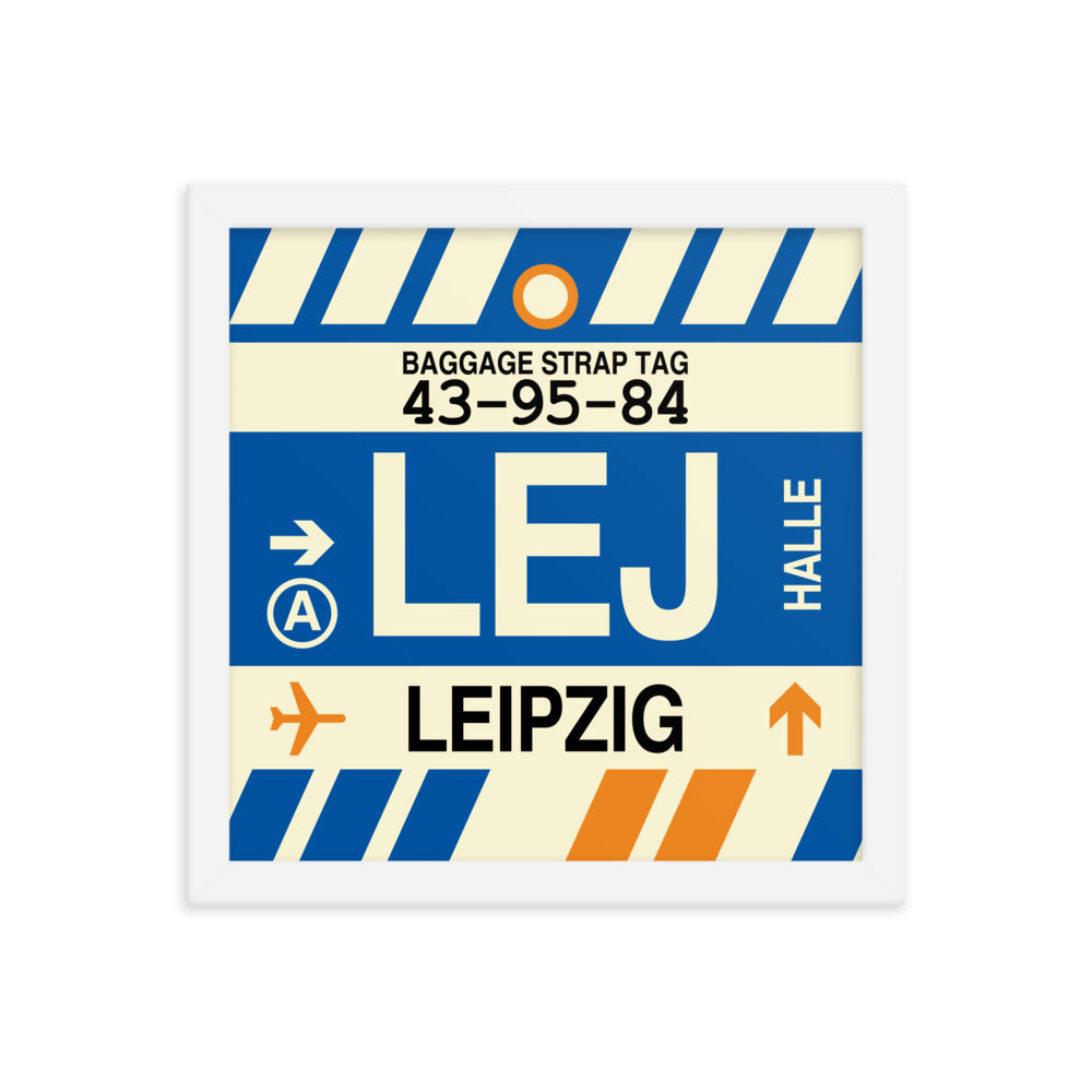 Travel-Themed Framed Print • LEJ Leipzig Souvenir • YHM Designs - Image 12