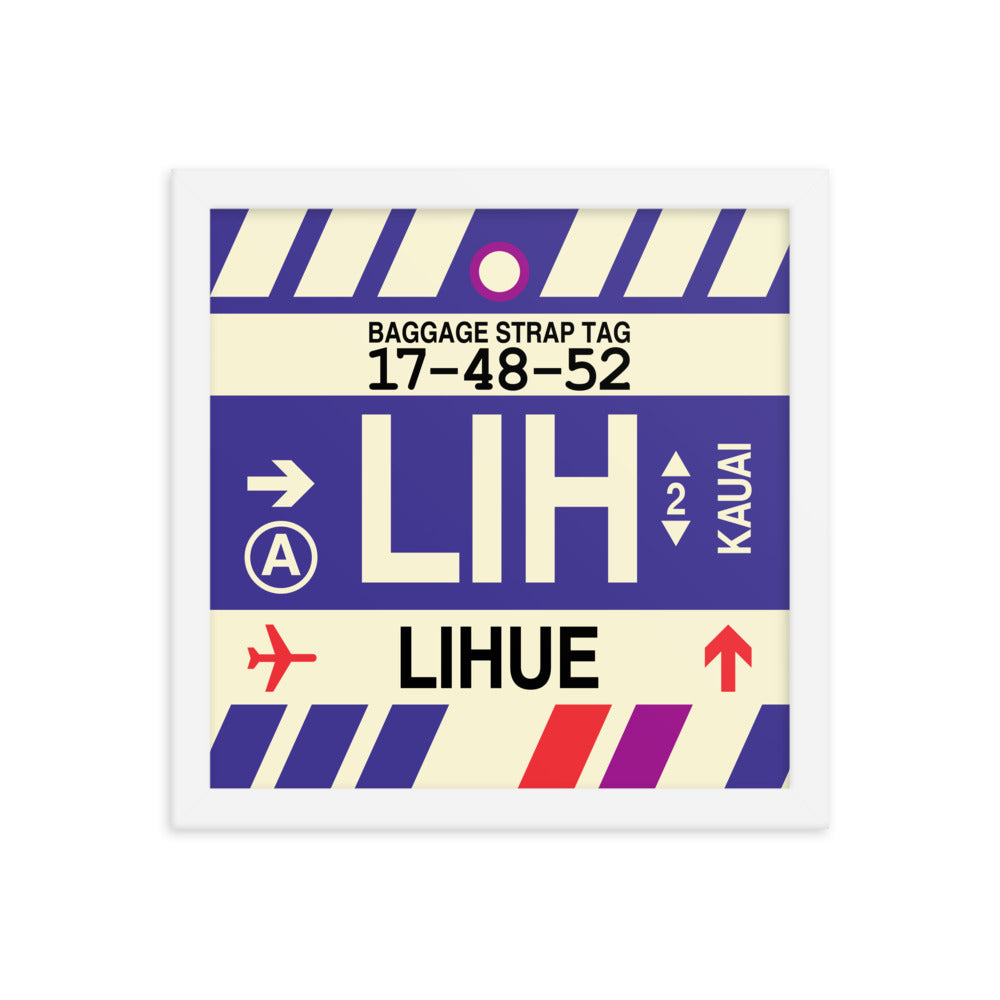 Travel-Themed Framed Print • LIH Lihue Souvenir • YHM Designs - Image 12