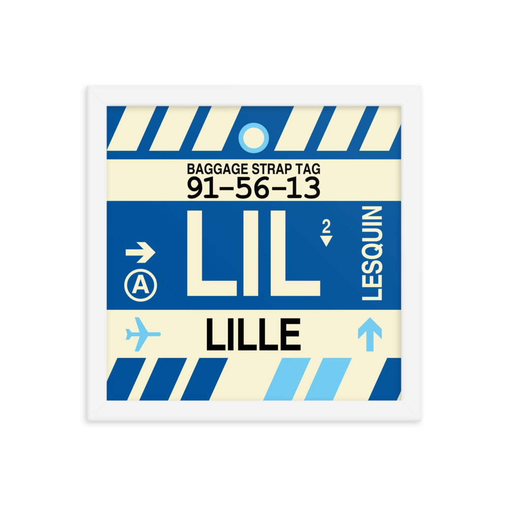 Travel-Themed Framed Print • LIL Lille • YHM Designs - Image 12