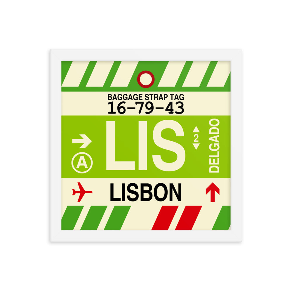 Travel-Themed Framed Print • LIS Lisbon Souvenir • YHM Designs - Image 12