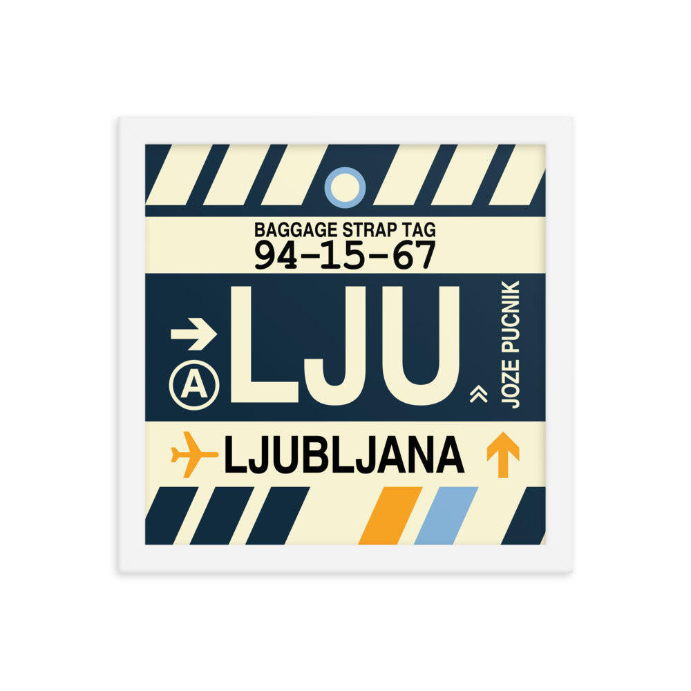 Travel-Themed Framed Print • LJU Ljubljana Souvenir • YHM Designs - Image 12