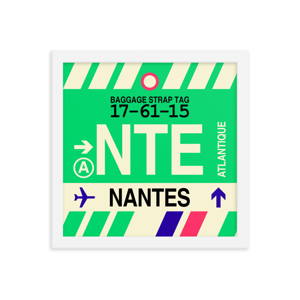 Travel-Themed Framed Print • NTE Nantes • YHM Designs - Image 12