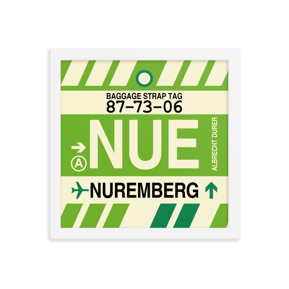 Travel-Themed Framed Print • NUE Nuremberg Souvenir • YHM Designs - Image 12