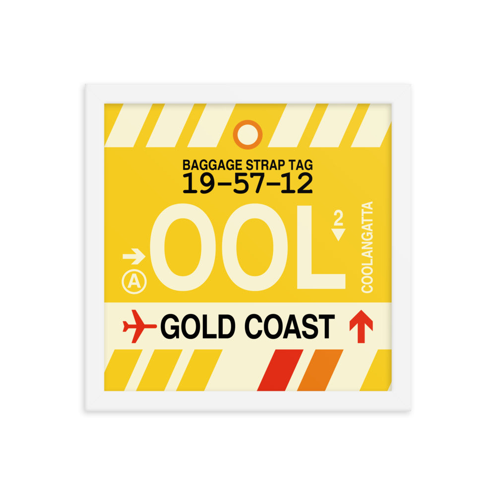 Travel-Themed Framed Print • OOL Gold Coast • YHM Designs - Image 12