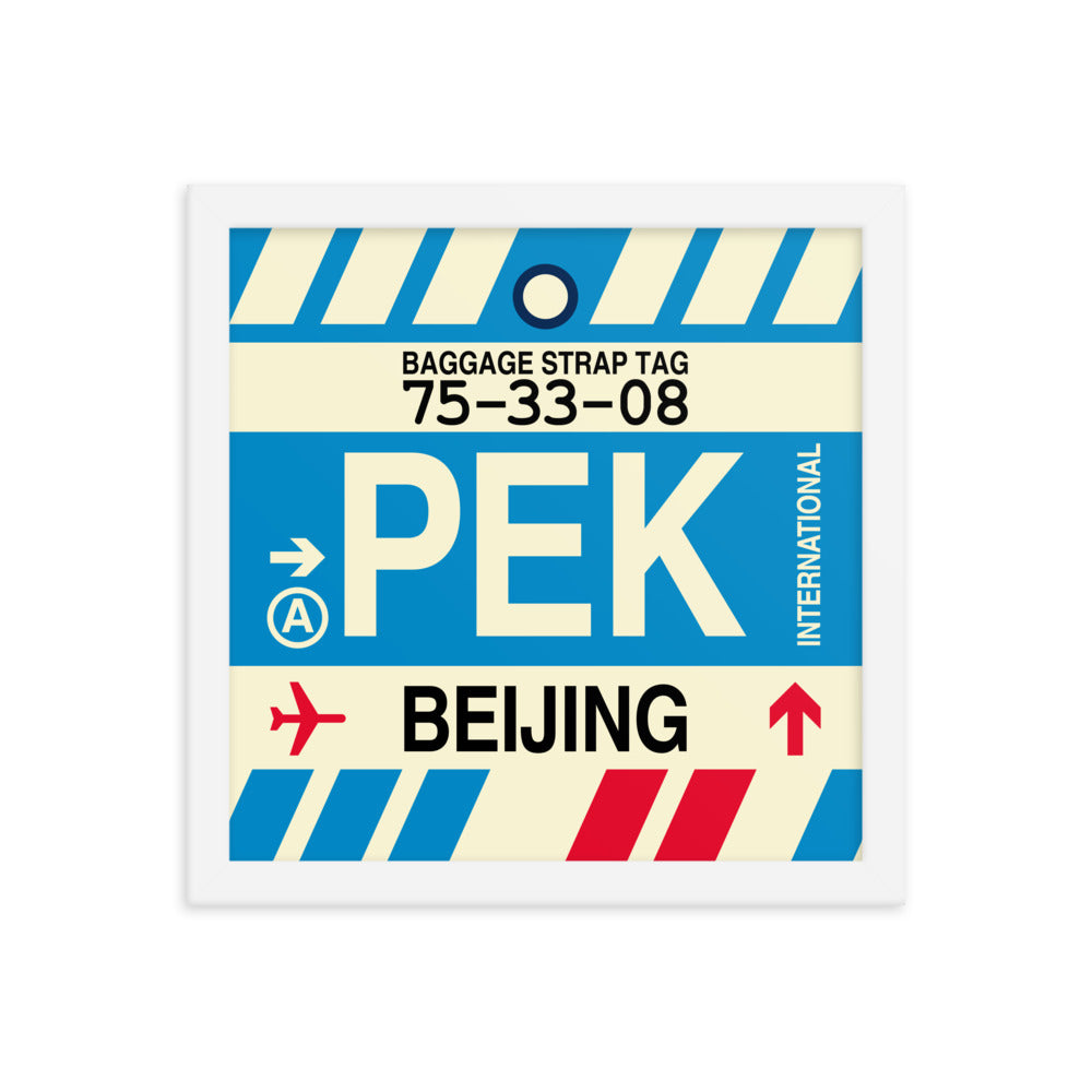 Travel-Themed Framed Print • PEK Beijing Souvenir • YHM Designs - Image 12