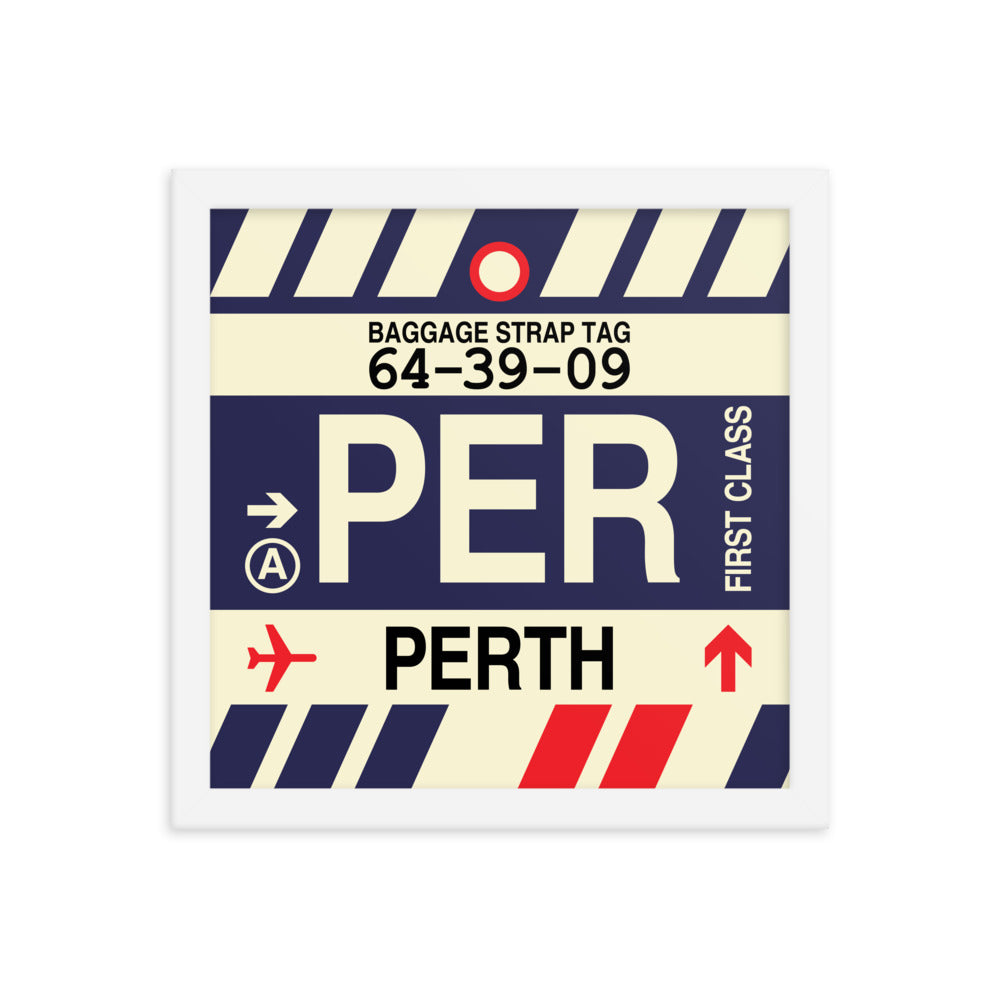 Travel-Themed Framed Print • PER Perth • YHM Designs - Image 12
