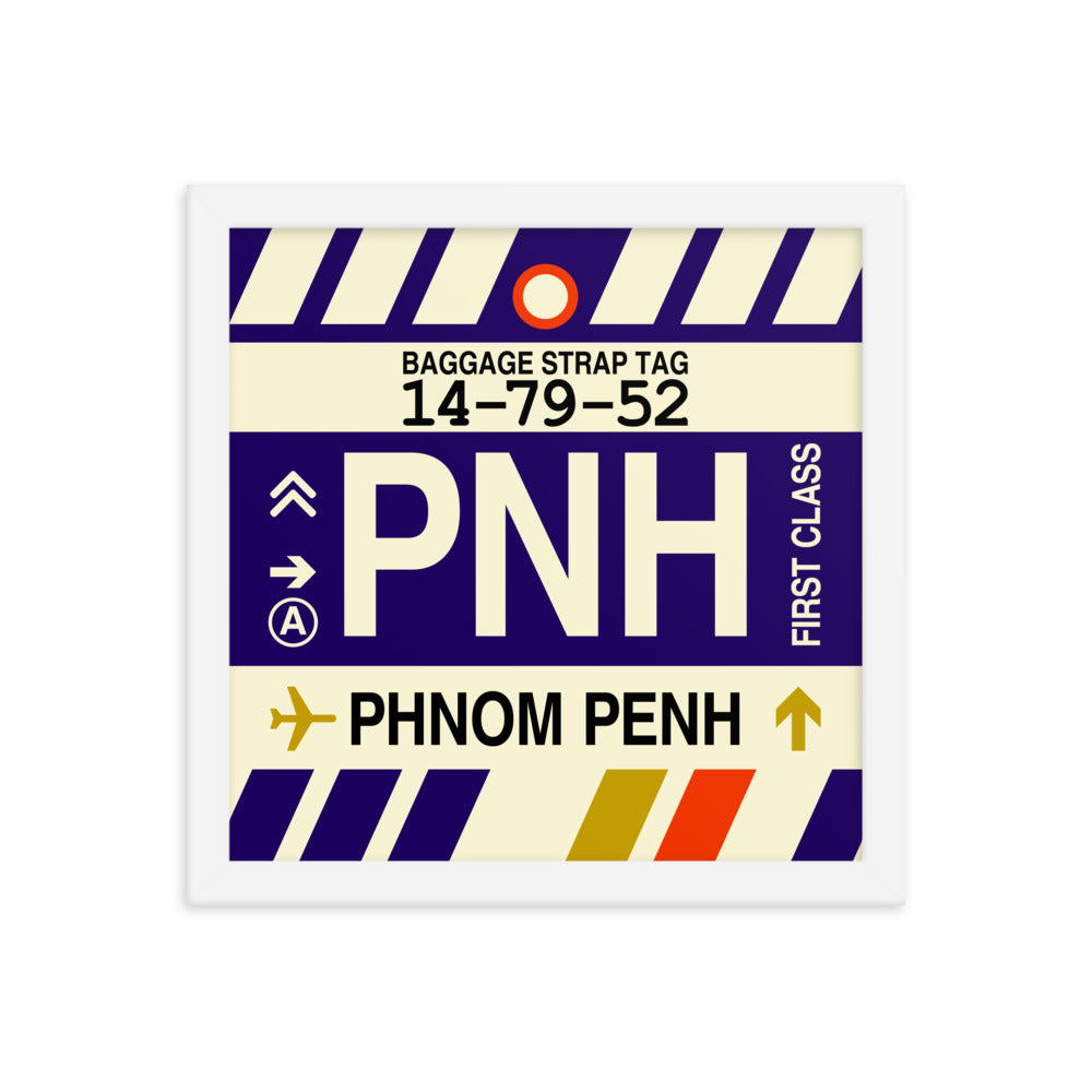 Travel-Themed Framed Print • PNH Phnom Penh Souvenir • YHM Designs - Image 12