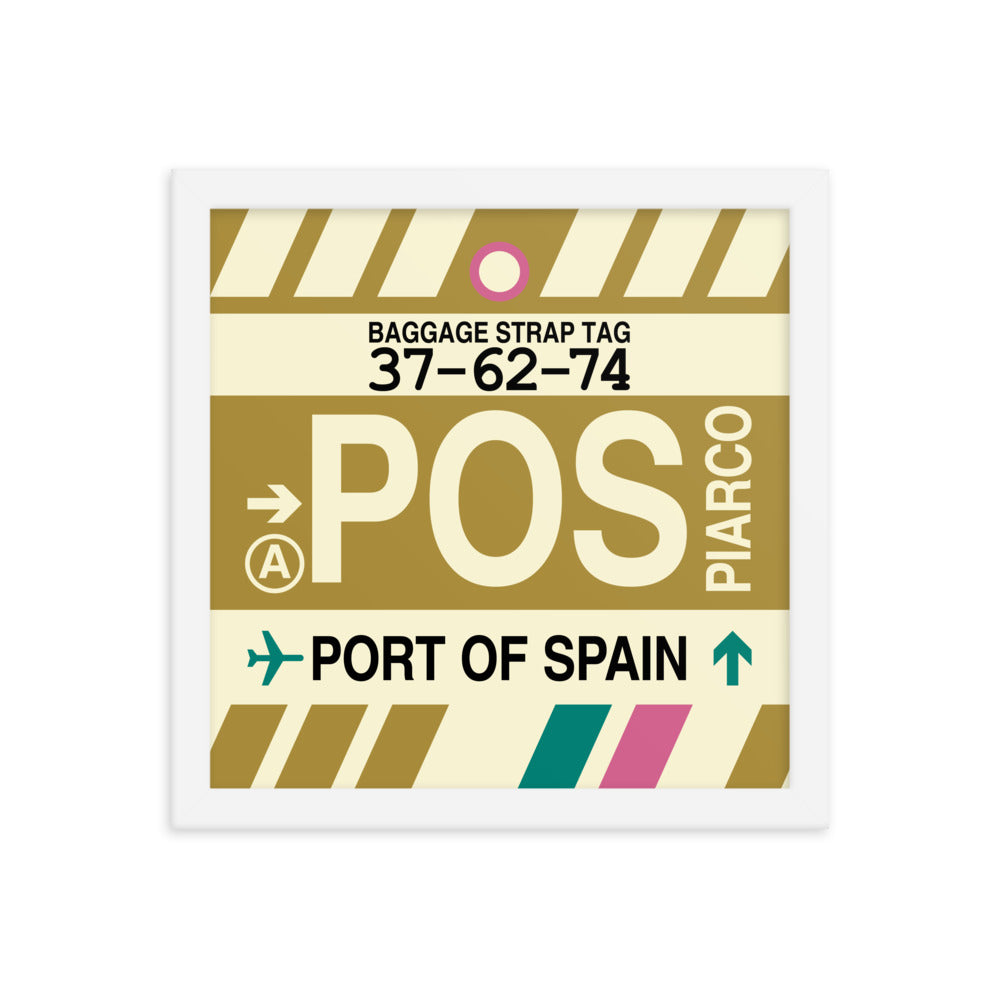 Travel-Themed Framed Print • POS Port of Spain Souvenir • YHM Designs - Image 12