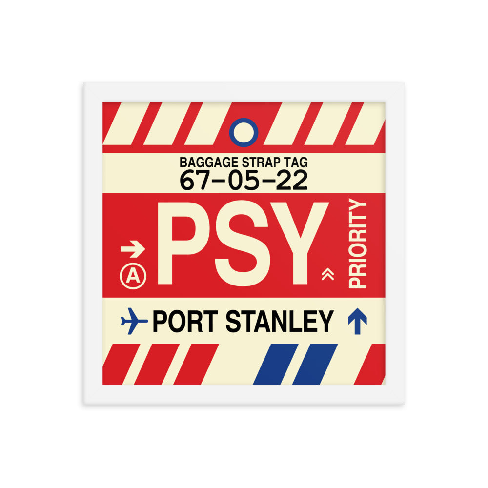 Travel-Themed Framed Print • PSY Port Stanley Souvenir • YHM Designs - Image 12