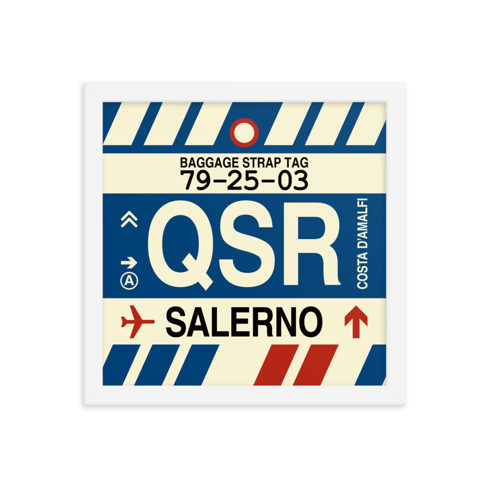 Travel-Themed Framed Print • QSR Salerno Souvenir • YHM Designs - Image 12