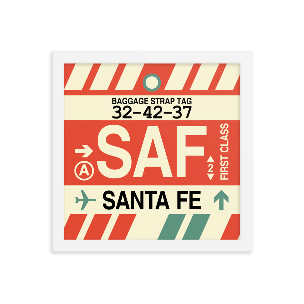 Travel-Themed Framed Print • SAF Santa Fe Souvenir • YHM Designs - Image 12