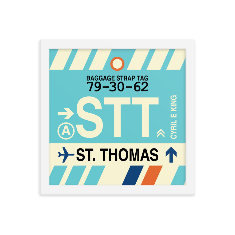 Travel-Themed Framed Print • STT St. Thomas • YHM Designs - Image 12