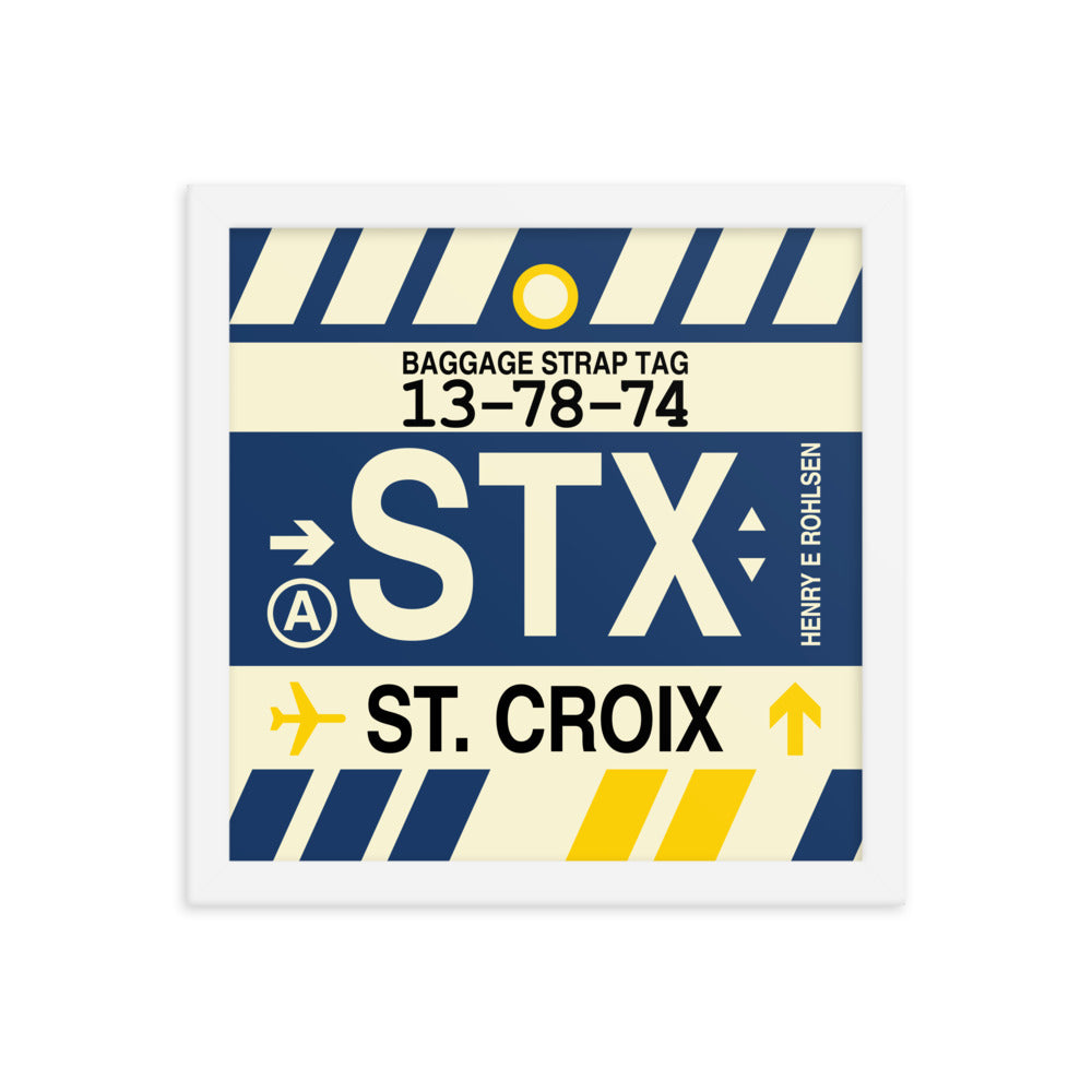 Travel-Themed Framed Print • STX St. Croix • YHM Designs - Image 12
