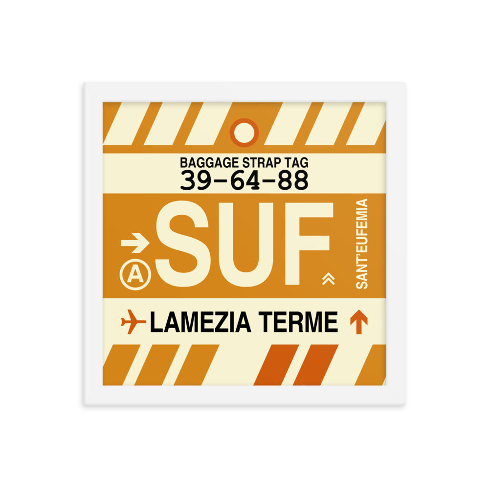 Travel-Themed Framed Print • SUF Lamezia Terme • YHM Designs - Image 12