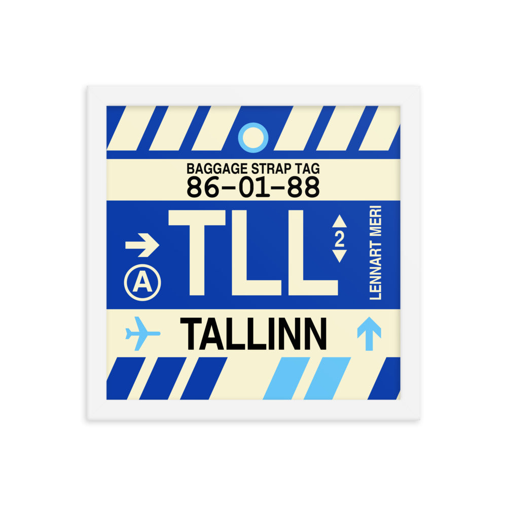Travel-Themed Framed Print • TLL Tallinn Souvenir • YHM Designs - Image 12