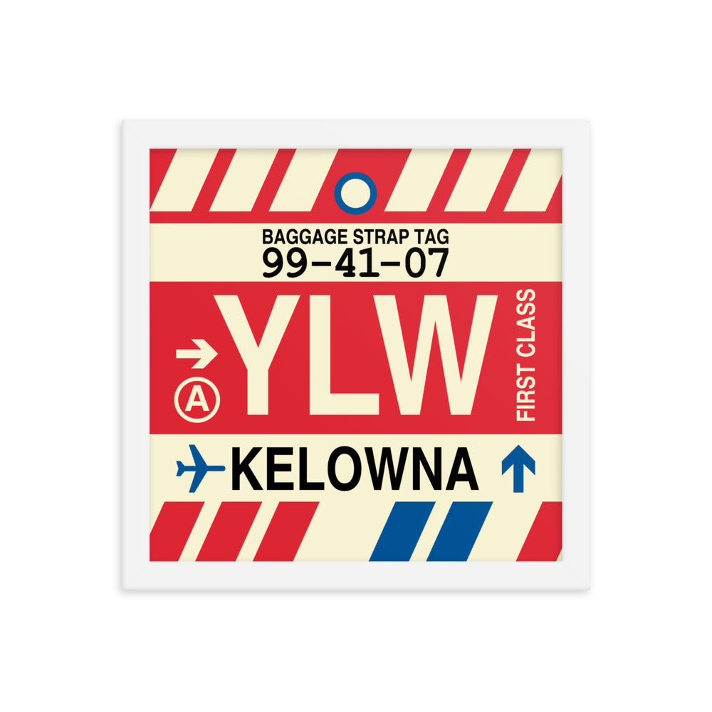 Travel-Themed Framed Print • YLW Kelowna • YHM Designs - Image 12
