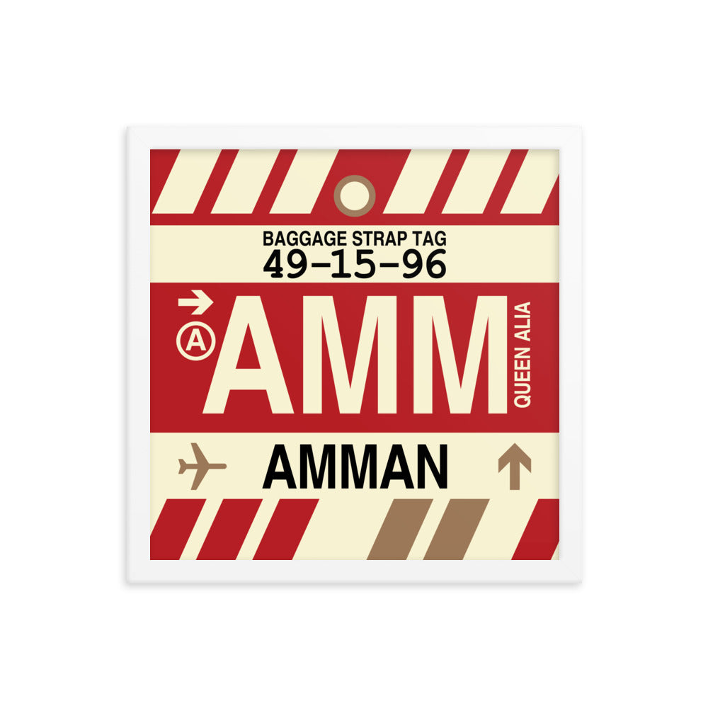 Travel-Themed Framed Print • AMM Amman • YHM Designs - Image 13