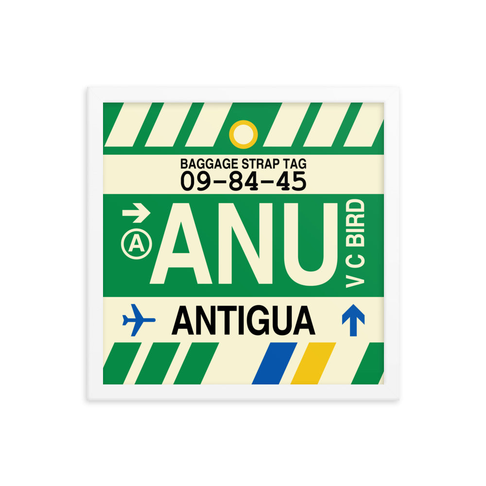 Travel-Themed Framed Print • ANU Antigua Souvenir • YHM Designs - Image 13