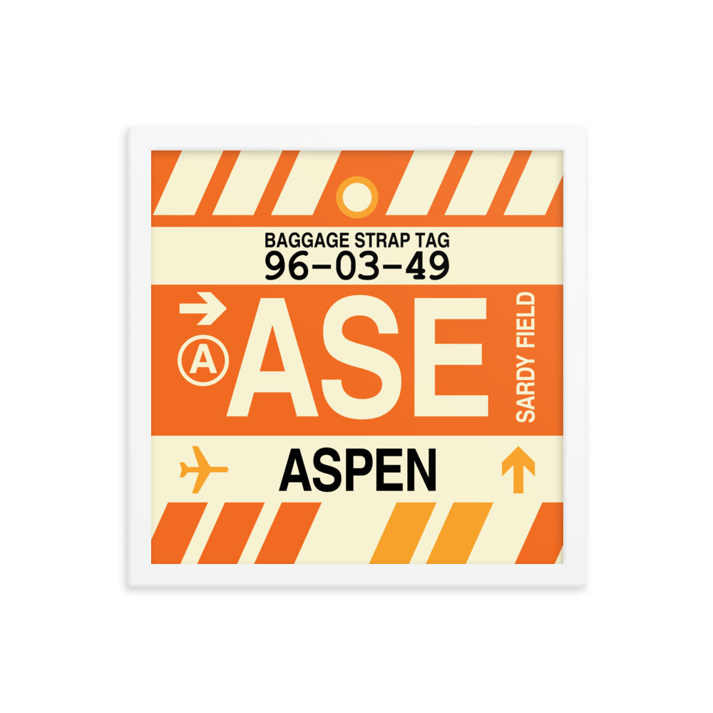 Travel-Themed Framed Print • ASE Aspen Souvenir • YHM Designs - Image 13