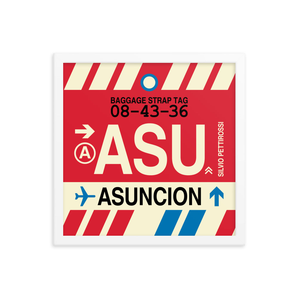Travel-Themed Framed Print • ASU Asuncion Souvenir • YHM Designs - Image 13