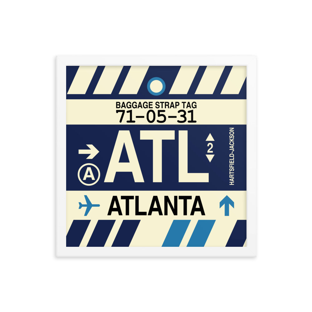 Travel-Themed Framed Print • ATL Atlanta • YHM Designs - Image 13