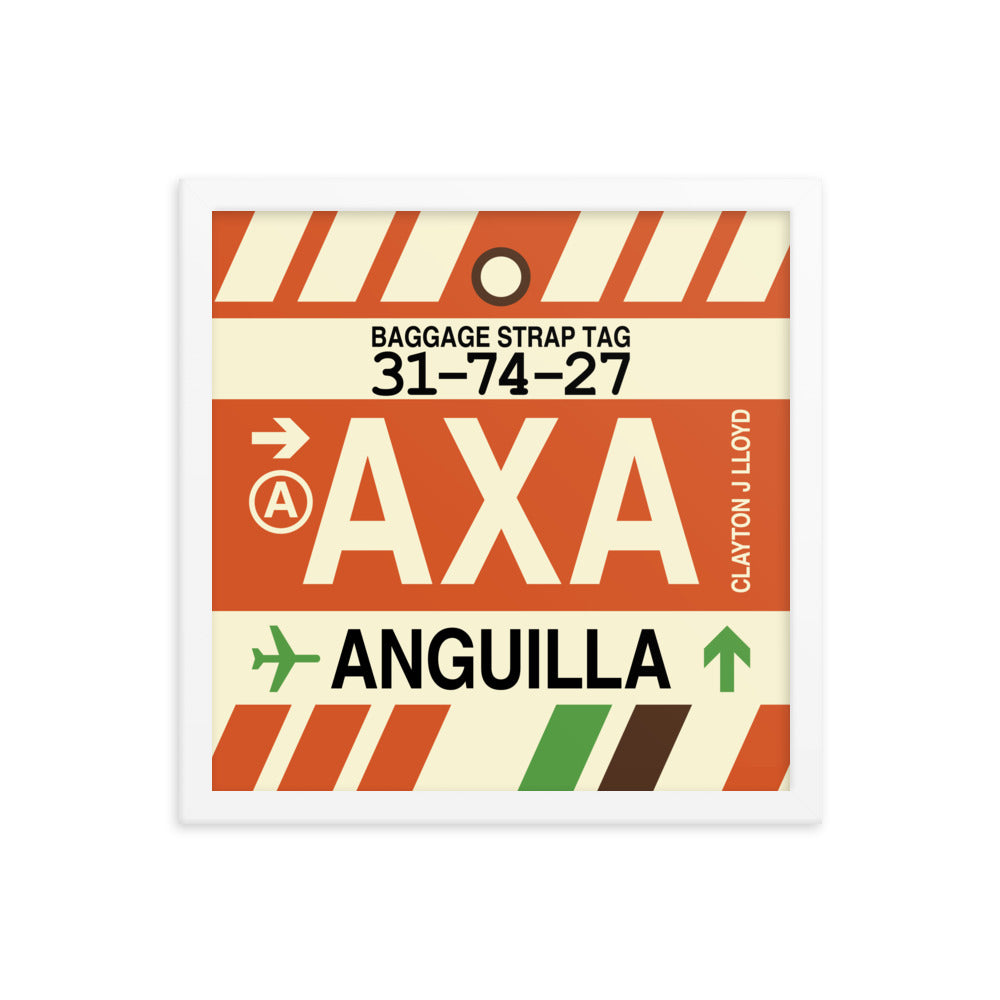 Travel-Themed Framed Print • AXA Anguilla • YHM Designs - Image 13