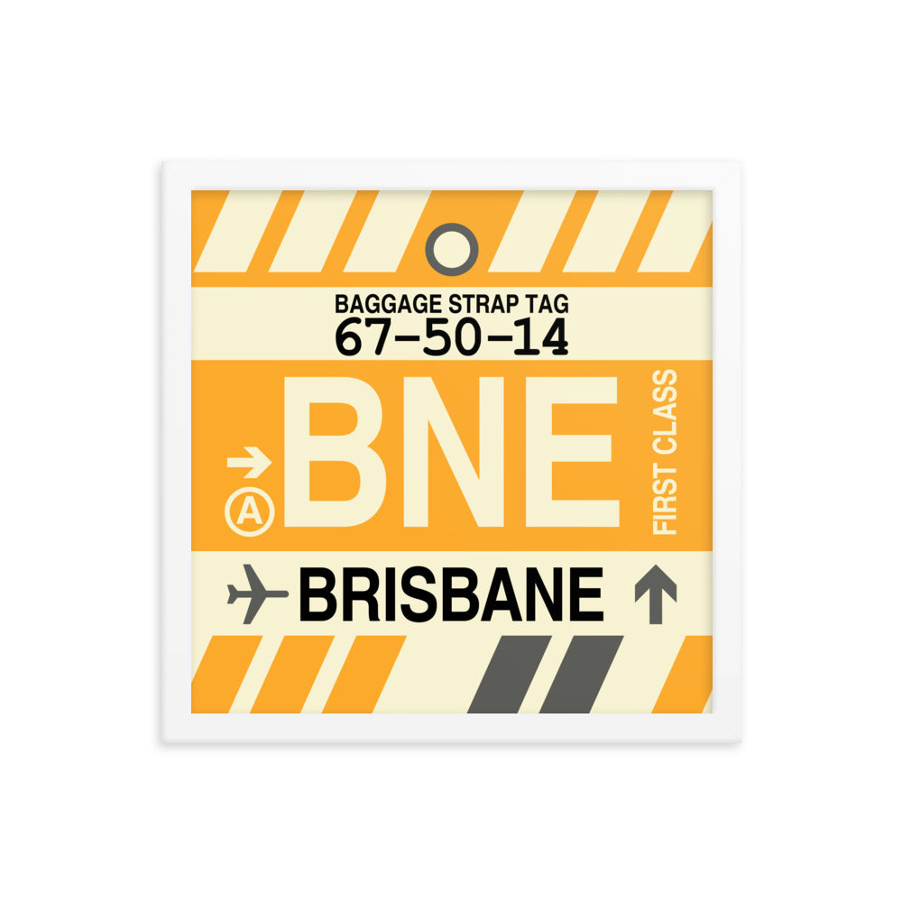 Travel-Themed Framed Print • BNE Brisbane Souvenir • YHM Designs - Image 13