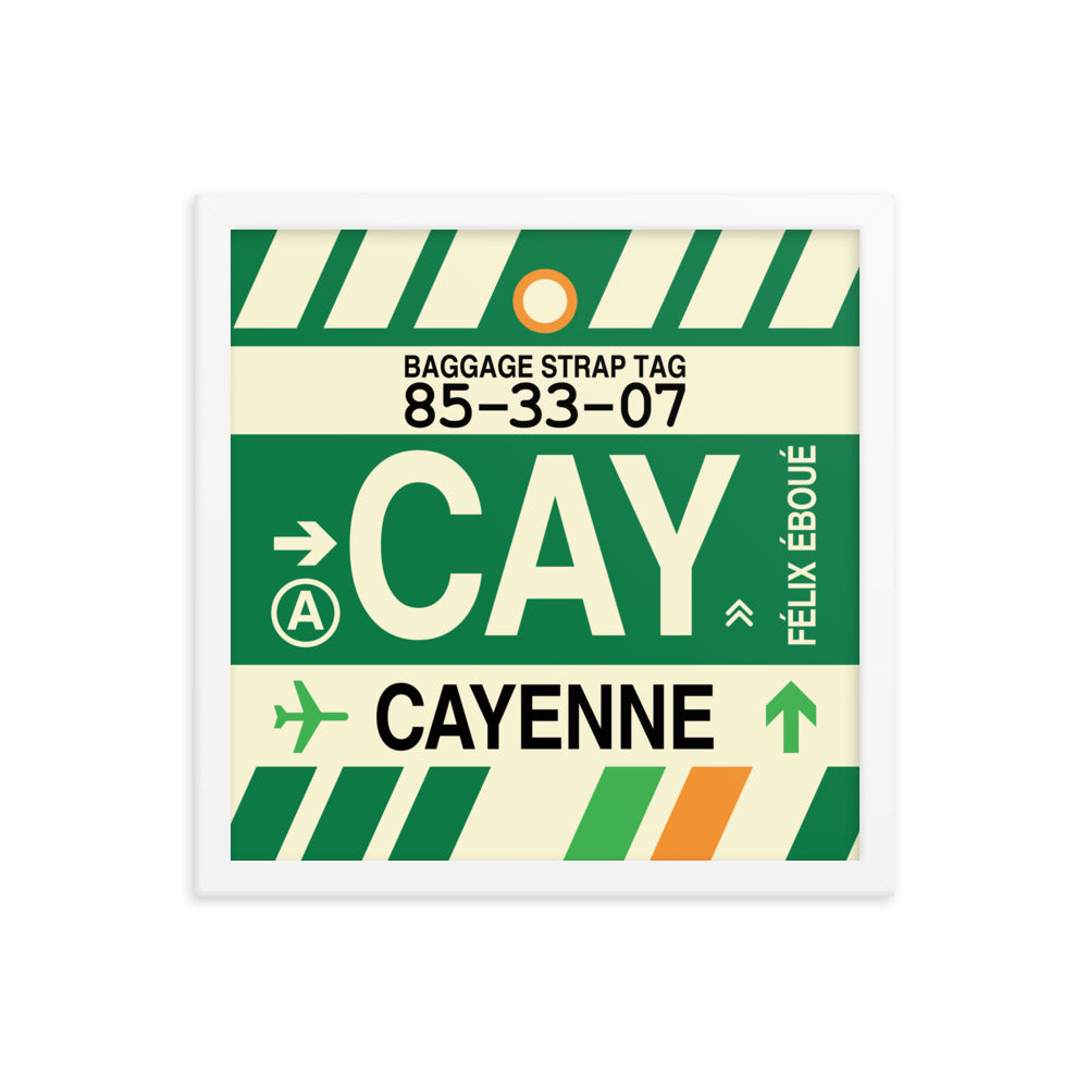 Travel-Themed Framed Print • CAY Cayenne Souvenir • YHM Designs - Image 13