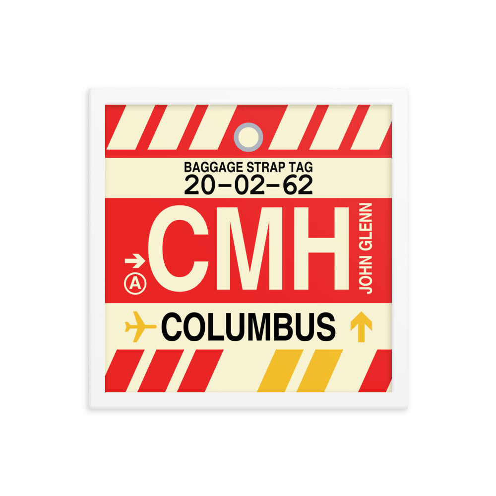 Travel-Themed Framed Print • CMH Columbus Souvenir • YHM Designs - Image 13