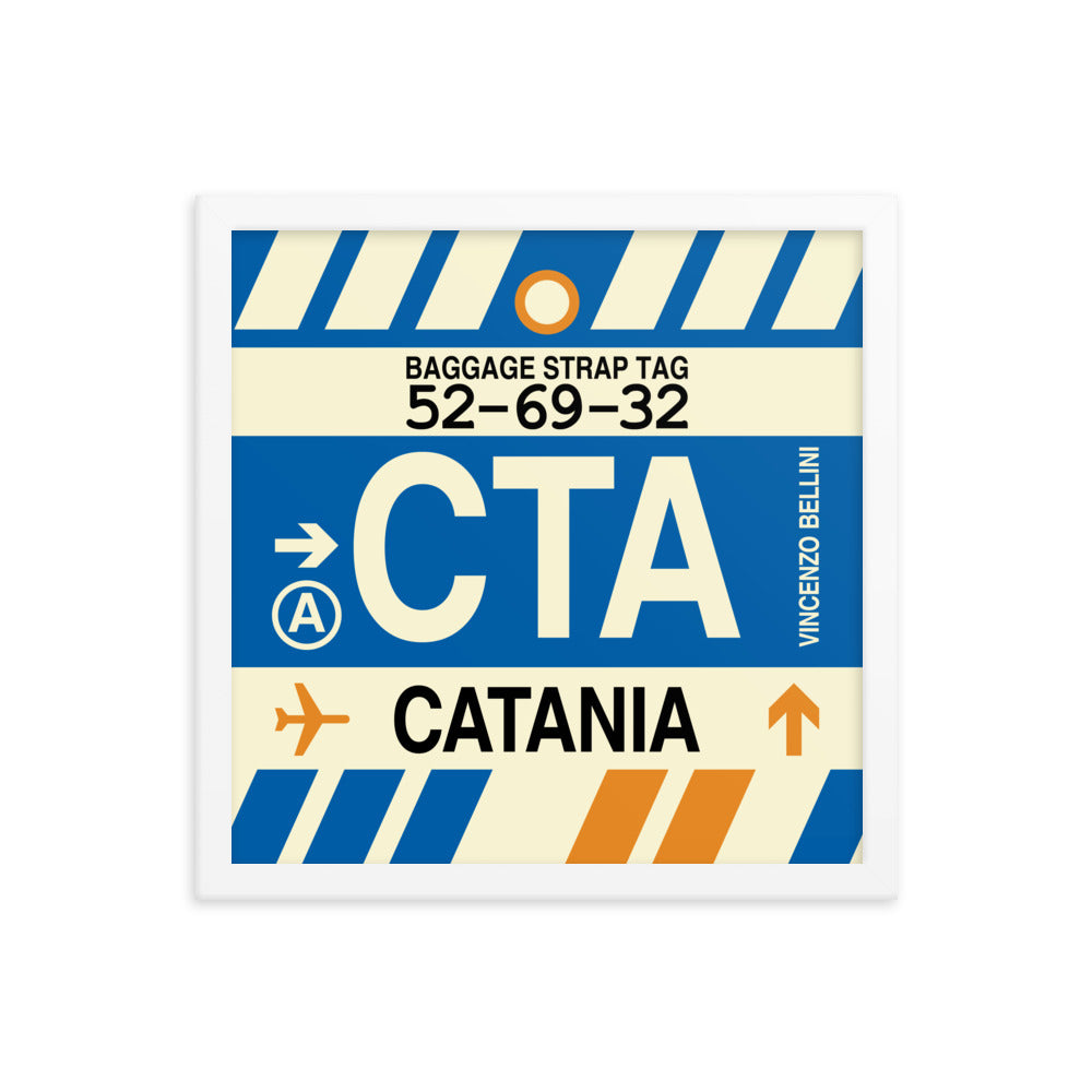 Travel-Themed Framed Print • CTA Catania Souvenir • YHM Designs - Image 13