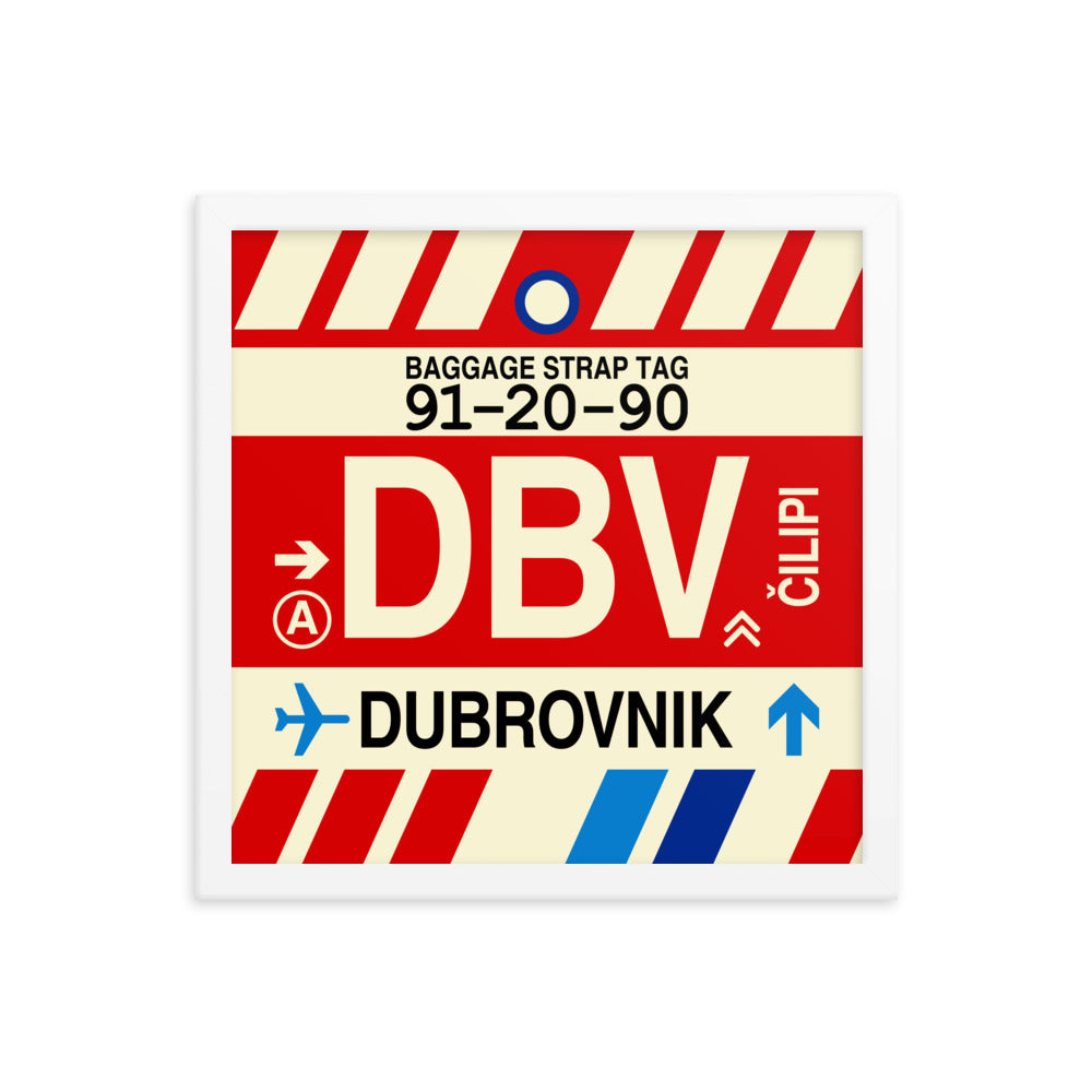 Travel-Themed Framed Print • DBV Dubrovnik Souvenir • YHM Designs - Image 13