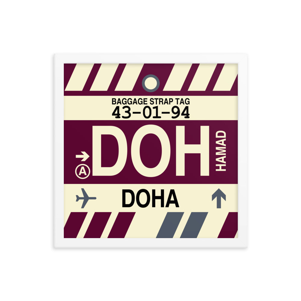 Travel-Themed Framed Print • DOH Doha • YHM Designs - Image 13