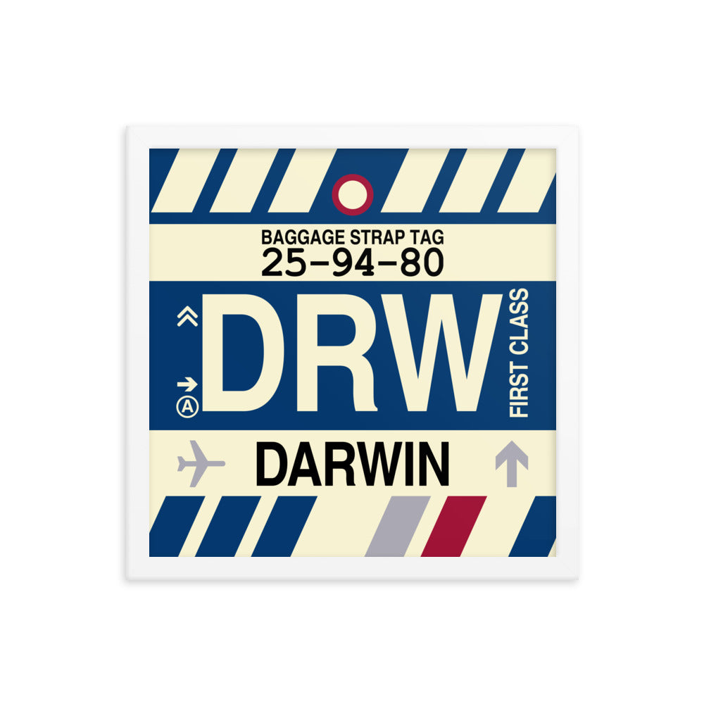 Travel-Themed Framed Print • DRW Darwin • YHM Designs - Image 13