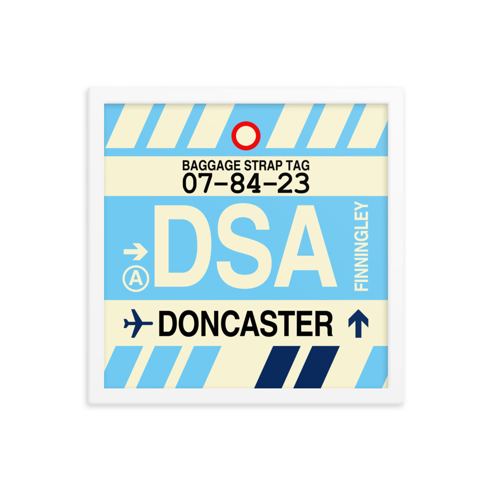 Travel-Themed Framed Print • DSA Doncaster Souvenir • YHM Designs - Image 13