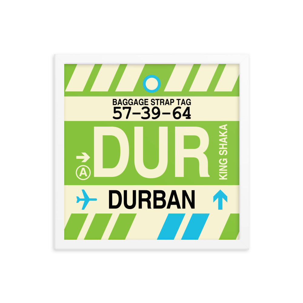 Travel-Themed Framed Print • DUR Durban • YHM Designs - Image 13