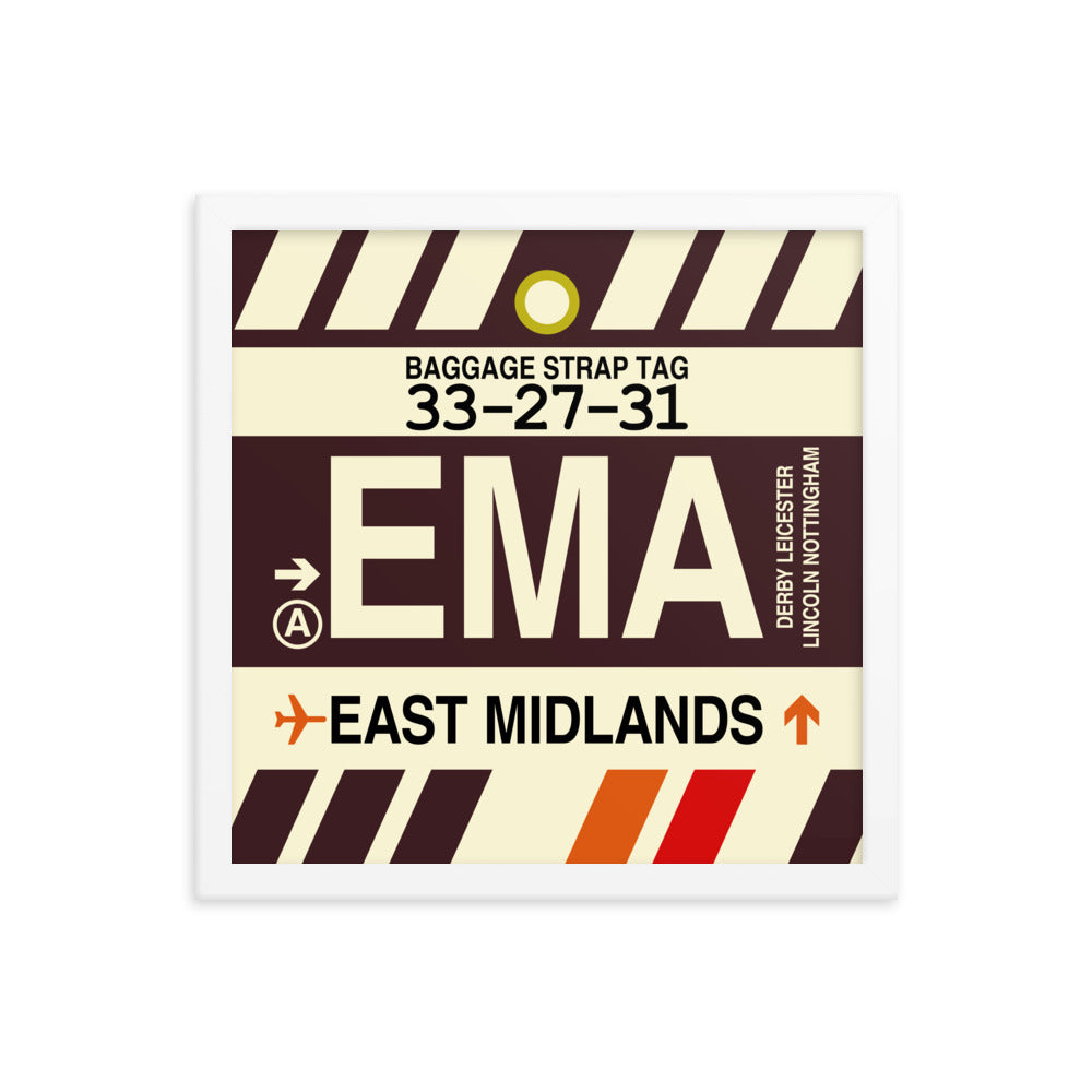 Travel-Themed Framed Print • EMA East Midlands Souvenir • YHM Designs - Image 13