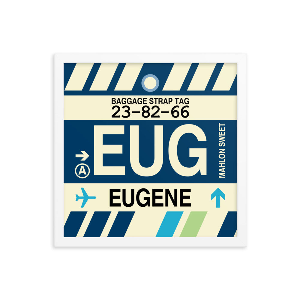 Travel-Themed Framed Print • EUG Eugene Souvenir • YHM Designs - Image 13