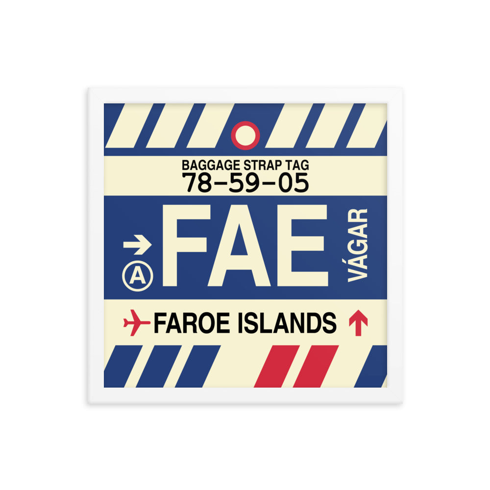 Travel-Themed Framed Print • FAE Faroe Islands Souvenir • YHM Designs - Image 13