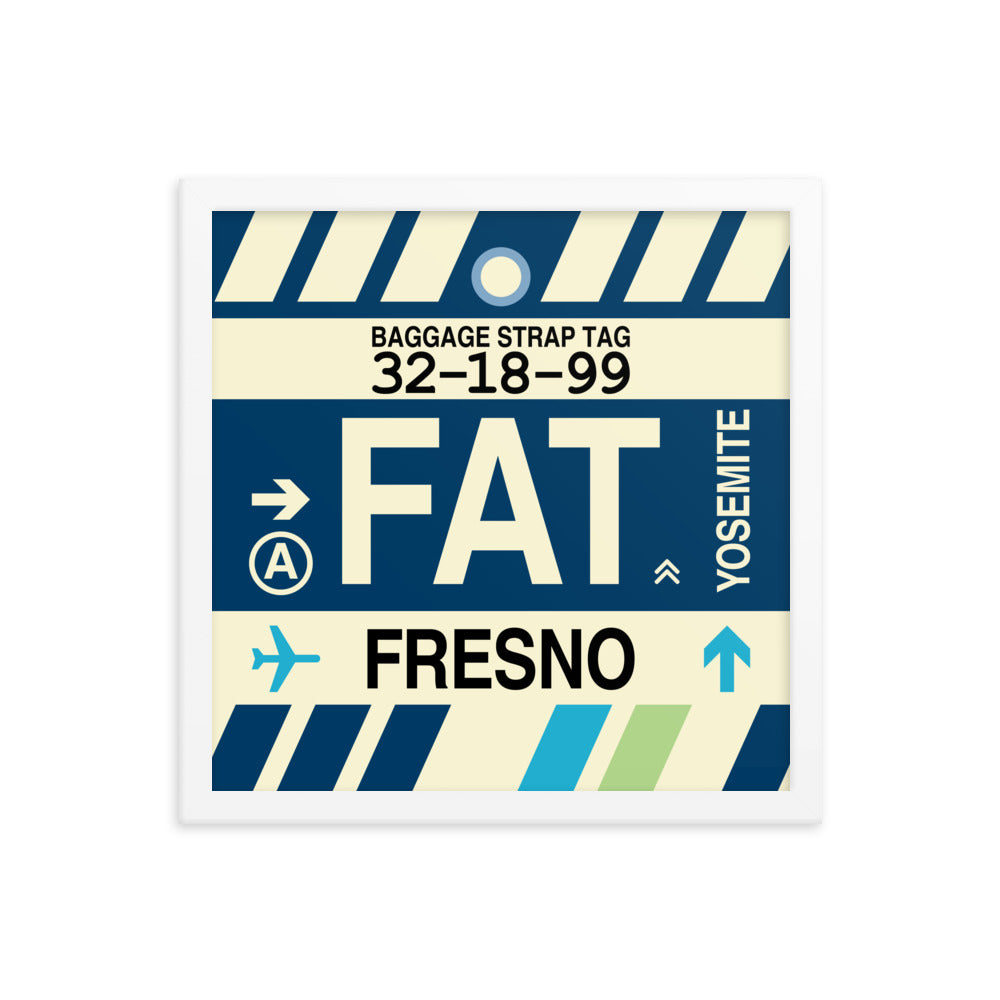 Travel-Themed Framed Print • FAT Fresno Souvenir • YHM Designs - Image 13